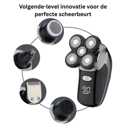 SmoothDome™ Pro – 5D Hoofd- & Gezichtsscheerapparaat
