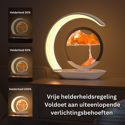 ZenCharge™ Pro – Draadloze Oplader met Rustgevend Zanddesign