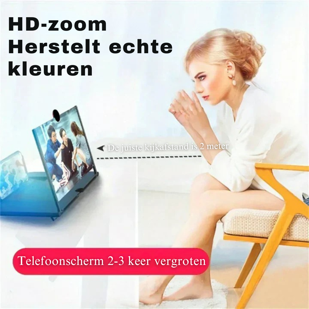ViewMax™ Pro – Beeldscherm Vergroter voor Smartphone
