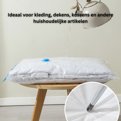 PackEase™ Pro – Vacuüm Opbergzakken met Elektrische USB Pomp (9-delig)