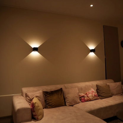 GlowBox™ Max – Strakke & Sfeervolle Draadloze Wandlamp