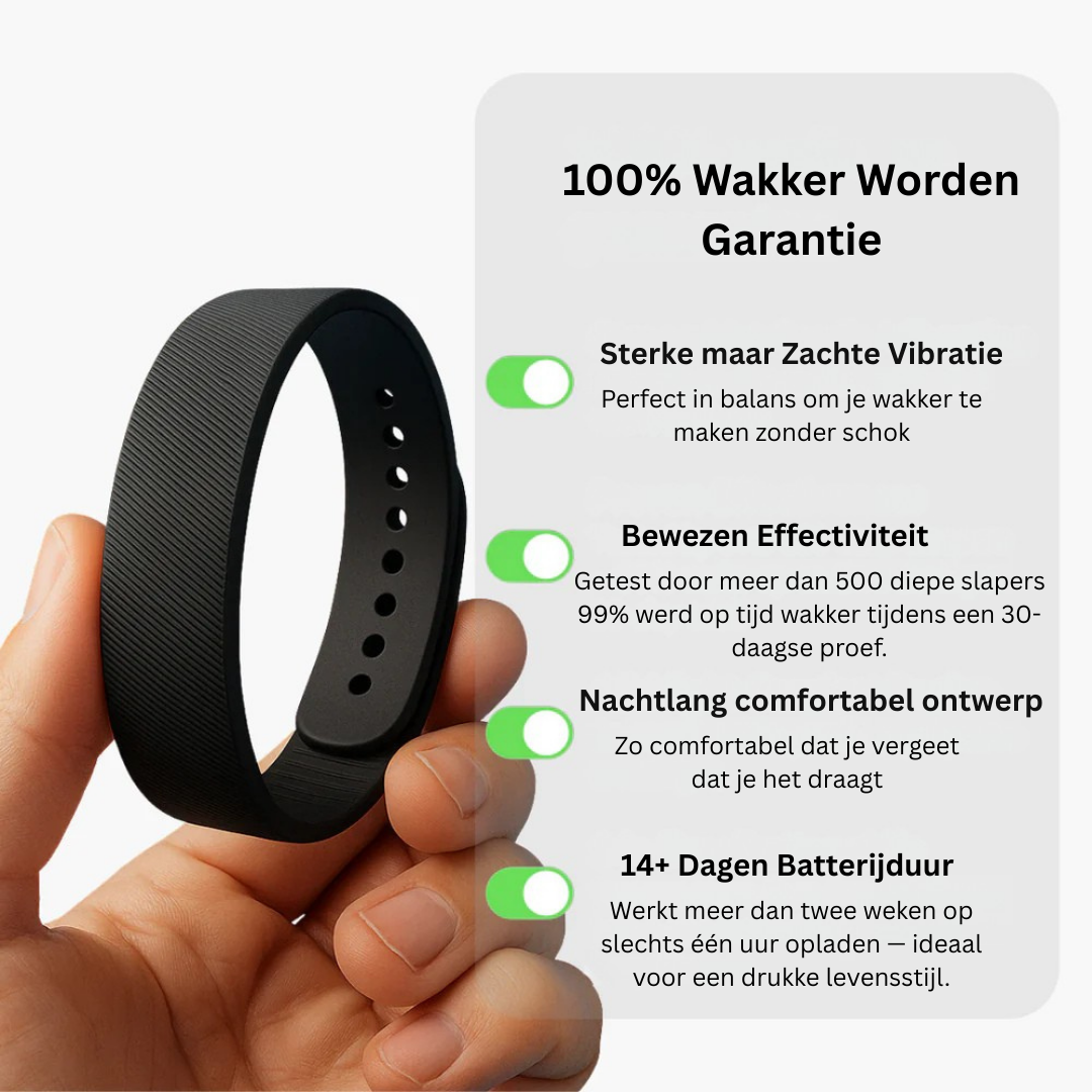 DreamPulse™ Lite - Geluidloze Polswekker met Vibratie