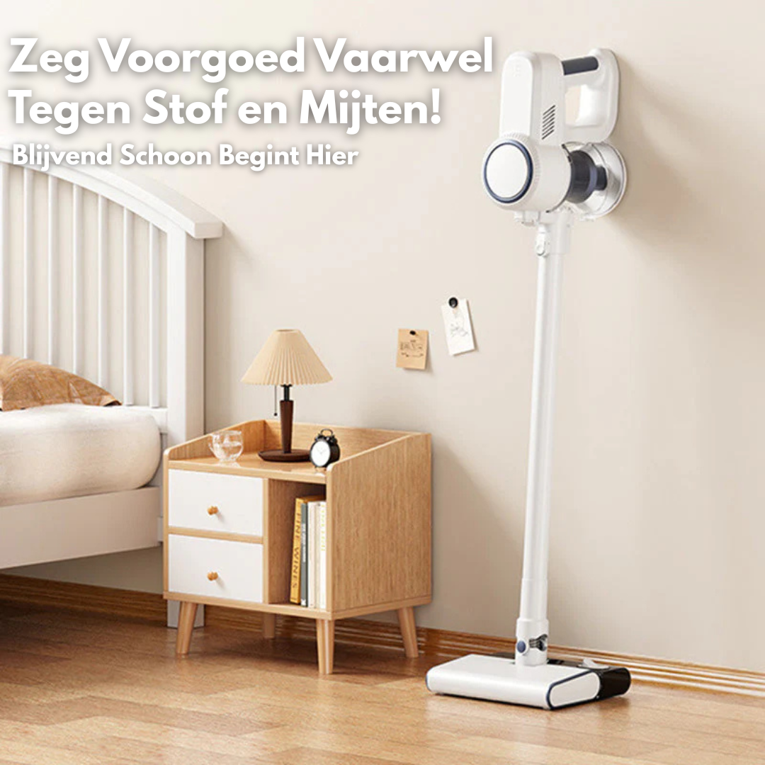 DustAway™ Max – Krachtige Handstofzuiger met UV & Mijtverwijdering