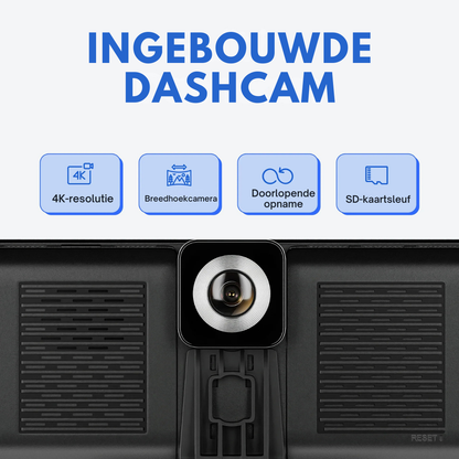 DriveView™ Pro – Draadloze CarPlay & Android Auto Tablet