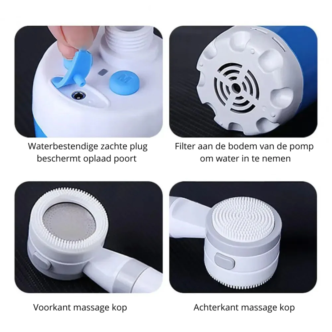 FlowMate™ Lite – Portable Douchekop voor Buiten & Onderweg