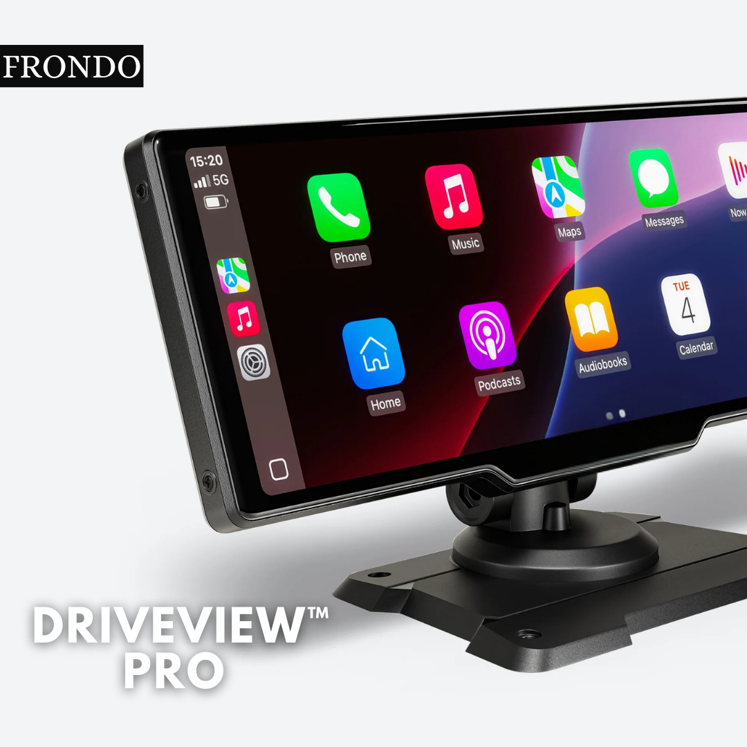 DriveView™ Pro – Draadloze CarPlay & Android Auto Tablet