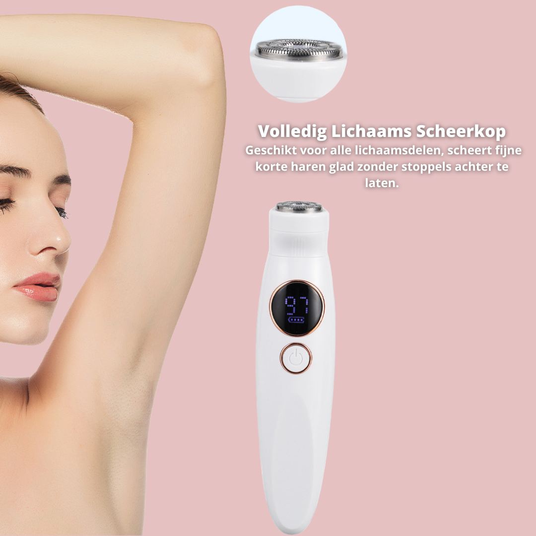 SilkGroom™ 5-in-1 – Pijnloos Scheerapparaat voor Zijdezachte Huid