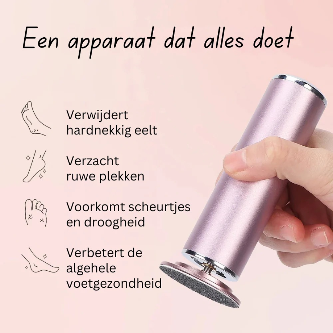 VelvetFeet™ Pro – Elektrische Eeltvijl voor Zachte & Gladde Voeten
