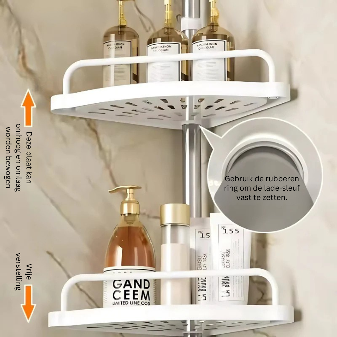 AdjustiRack™ Max – Ruimtebesparend & Duurzaam Rek met Verstelbare Lengte