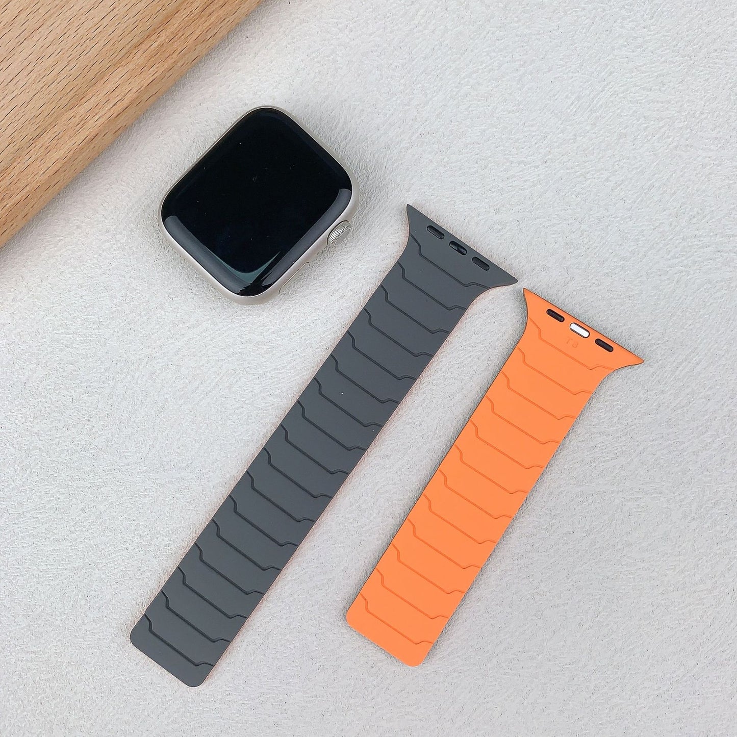 MagniBand™ Flex – Siliconen Magnetische Apple Watch Band