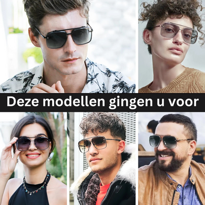 Frondo Retro Flair Zonnebril. UV400 beschermend