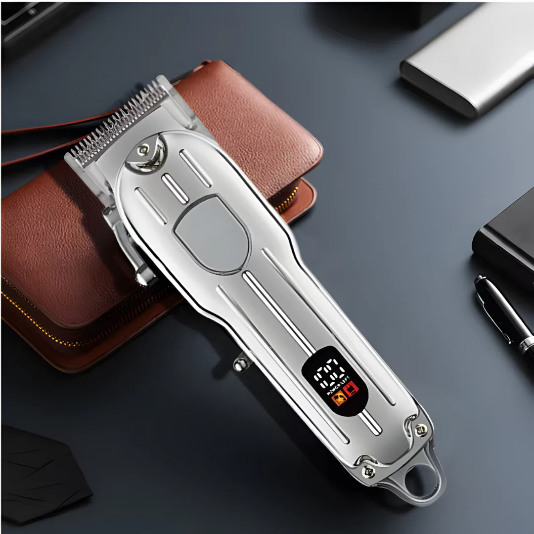 CutMaster™ Pro – Krachtige & Stille Draadloze Hair Clipper