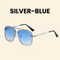 Zilver-blauw