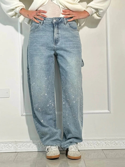 Volura™ Denim Baggy Jeans
